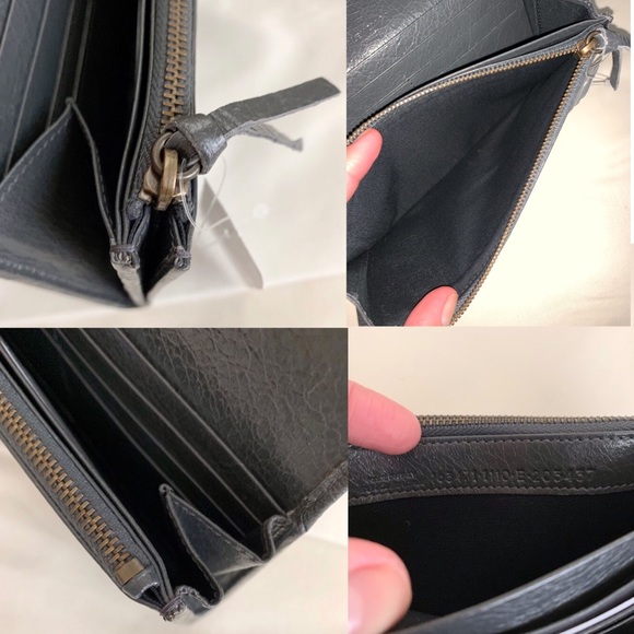 ❌SOLD❌ Balenciaga Classic Money Wallet, Gray - Picture 4 of 8